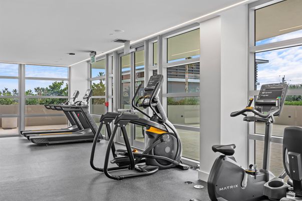 Fitness Equipment, Gym, Interior, Recessed Lighting