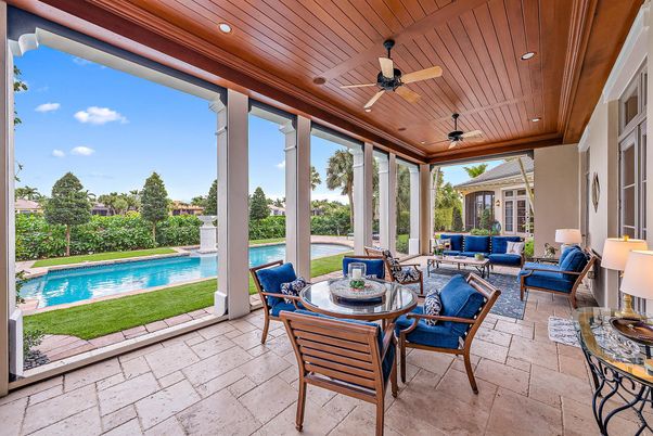 Exterior, Pool, Recessed Lighting, Sun Room