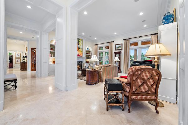 Fireplace, Interior, Recessed Lighting