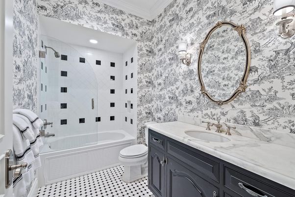 Bathroom, Interior, Recessed Lighting