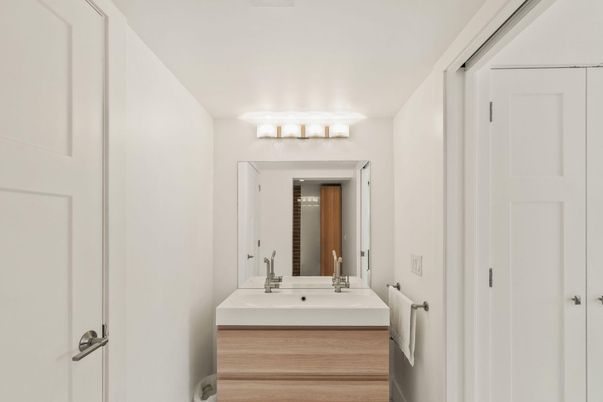 Bathroom, Interior, Wood Texture Flooring