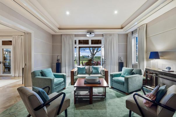 Interior, Living room, Recessed Lighting