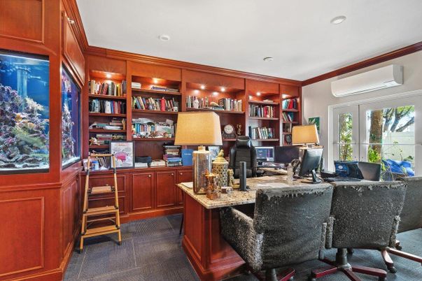 Home Office, Interior, Recessed Lighting
