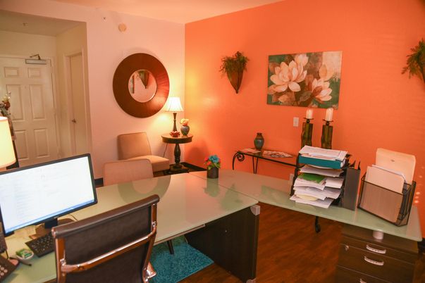 Home Office, Interior, Wood Texture Flooring