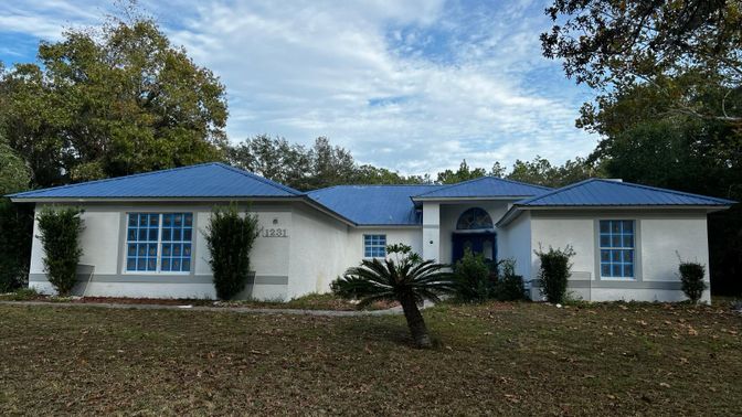 Backyard, Exterior, Facade, Ranch