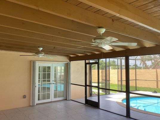 Interior, Sun Room, Wooden Ceilings