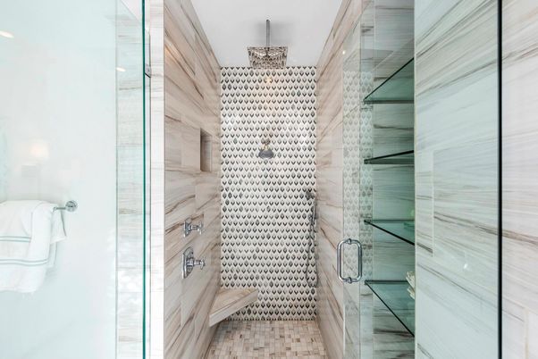 Bathroom, Glass Shower, Interior