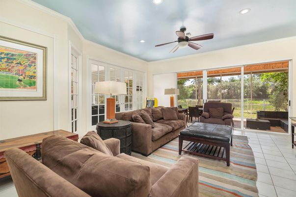 Interior, Living room, Recessed Lighting
