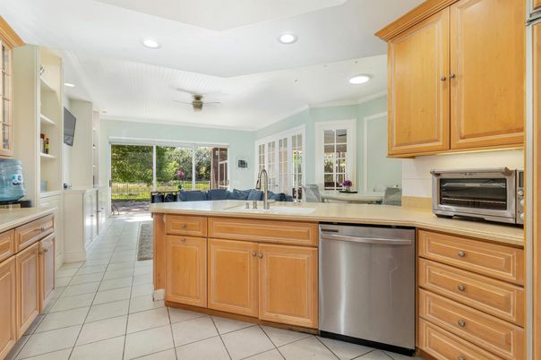 Interior, Kitchen, Recessed Lighting, Stainless Steel Appliances