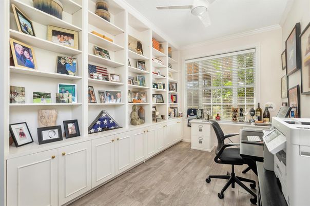 Home Office, Interior, Wood Texture Flooring