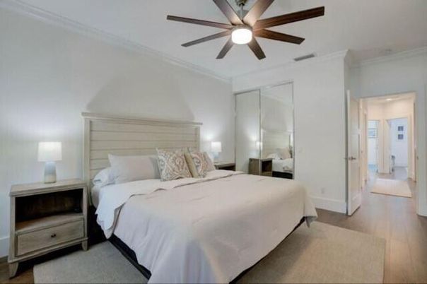 Bedroom, Interior, Wood Texture Flooring