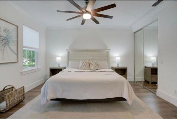 Bedroom, Interior, Wood Texture Flooring