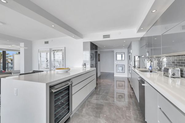 Interior, Kitchen, Recessed Lighting, Stainless Steel Appliances
