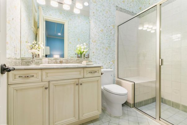 Bathroom, Glass Shower, Interior