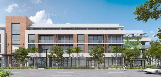 Exterior, Facade, Modern