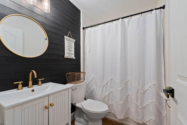 Bathroom, Interior, Wood Texture Flooring