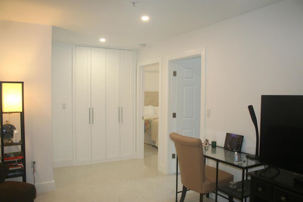 Home Office, Interior, Recessed Lighting