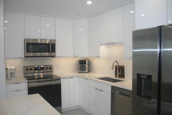 Interior, Kitchen, Recessed Lighting, Stainless Steel Appliances