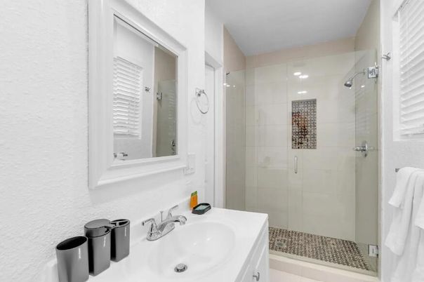 Bathroom, Glass Shower, Interior