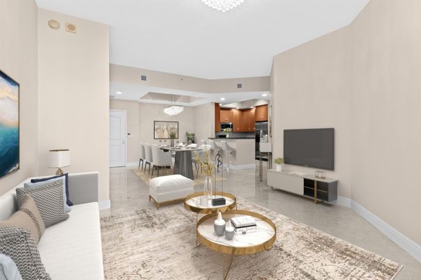 Dining room, Interior, Kitchen, Living room, Pendant Lights, Recessed Lighting, Stainless Steel Appliances