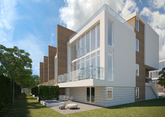 Backyard, Exterior, Facade, Modern