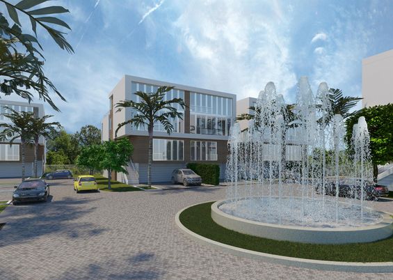 Exterior, Facade, Modern