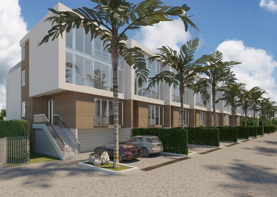 Exterior, Facade, Modern