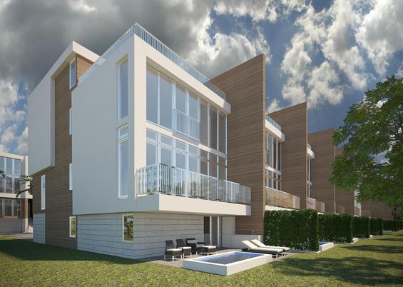 Exterior, Facade, Modern