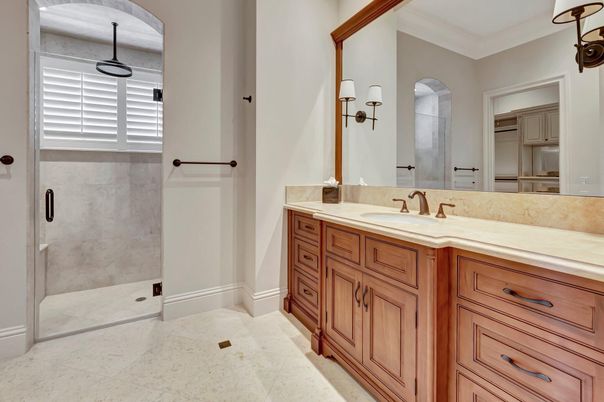 Bathroom, Glass Shower, Interior