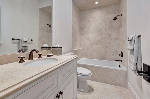 Bathroom, Interior, Recessed Lighting