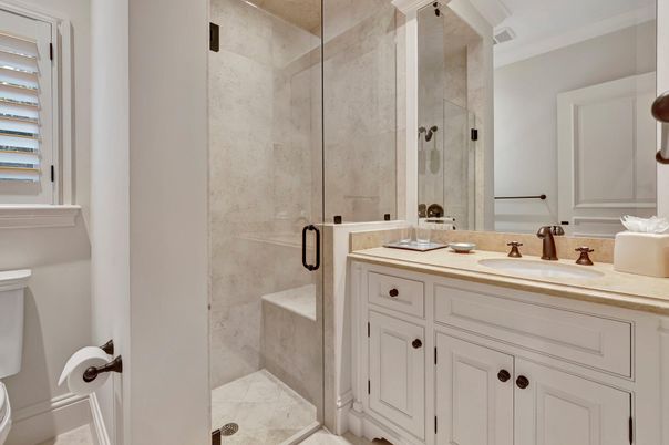Bathroom, Glass Shower, Interior