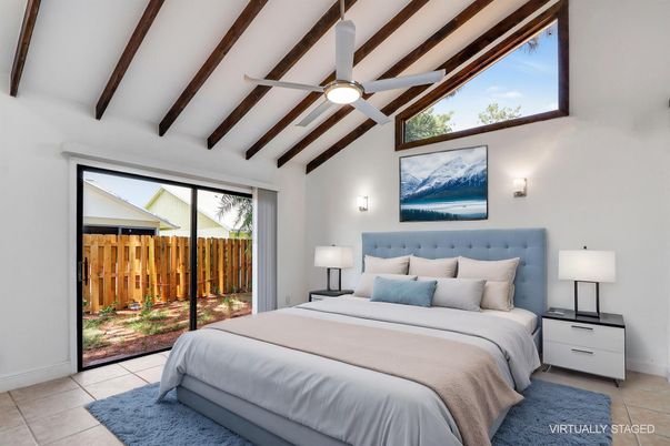 Bedroom, Interior, Wooden Beams
