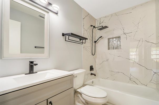 Bathroom, Interior, Marble Walls