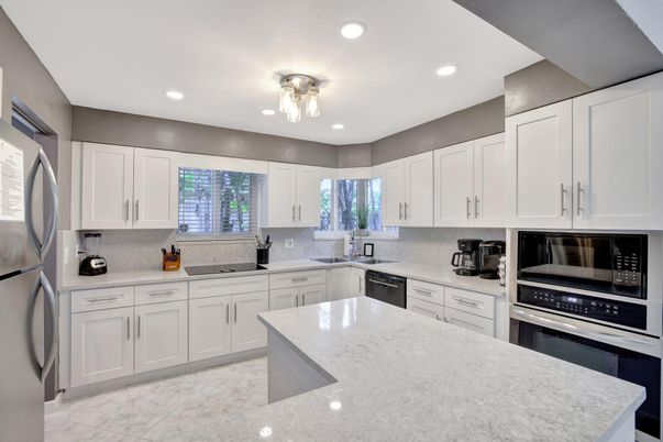 Interior, Kitchen, Recessed Lighting, Stainless Steel Appliances