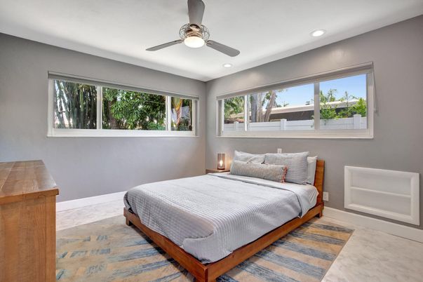Bedroom, Interior, Recessed Lighting