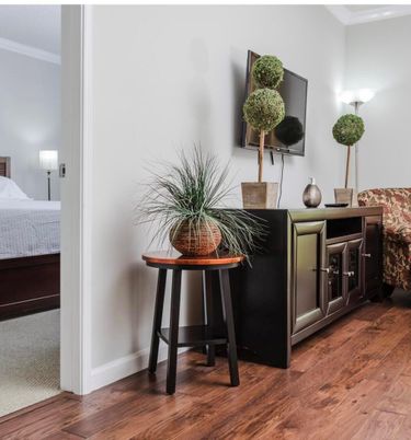 Bedroom, Interior, Wood Texture Flooring