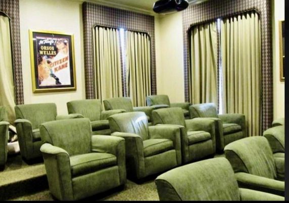 Home Theatre Room, Interior, Recessed Lighting, Theatre Room