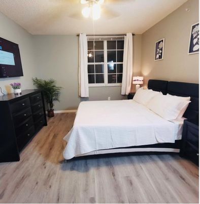 Bedroom, Interior, Wood Texture Flooring