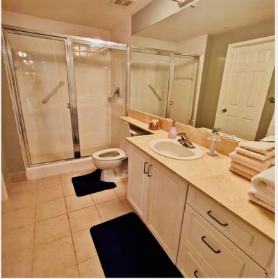 Bathroom, Dual Sink Vanities, Glass Shower, Interior