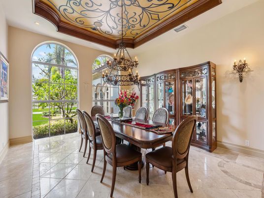 Chandelier, Dining room, Interior, Recessed Lighting