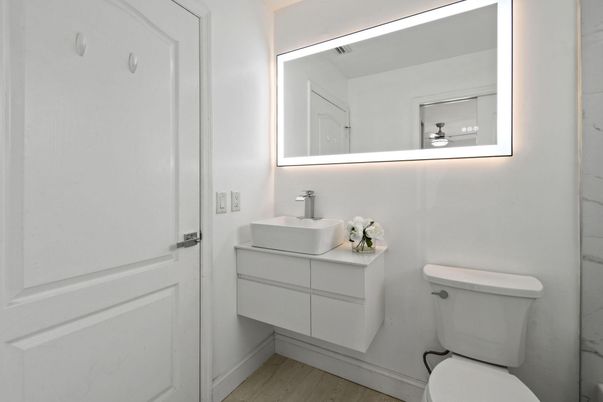 Bathroom, Interior, Wood Texture Flooring