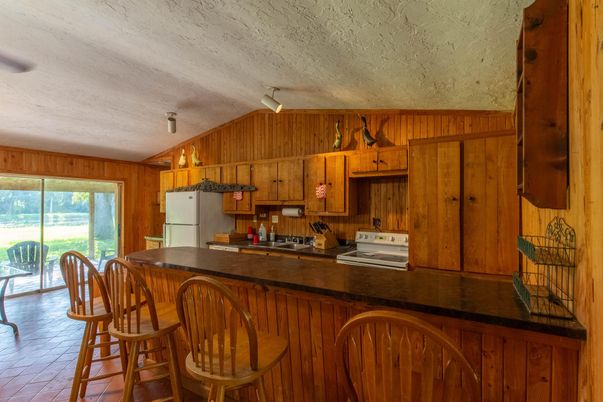 Interior, Kitchen, Wooden Walls