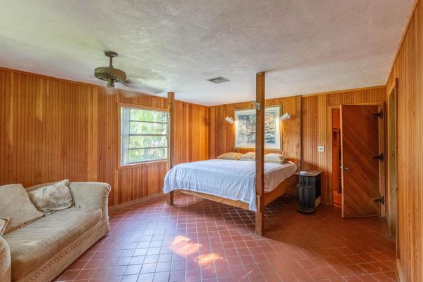 Bedroom, Interior, Wooden Walls