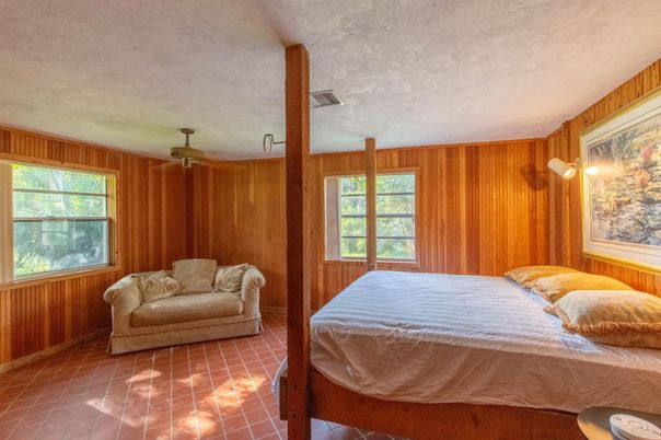 Bedroom, Interior, Wooden Walls