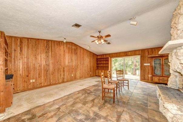 Empty room, Interior, Wooden Walls