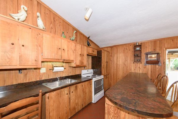 Interior, Kitchen, Wooden Walls