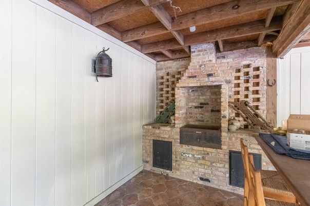 Fireplace, Interior, Stone Walls, Wooden Beams, Wooden Ceilings