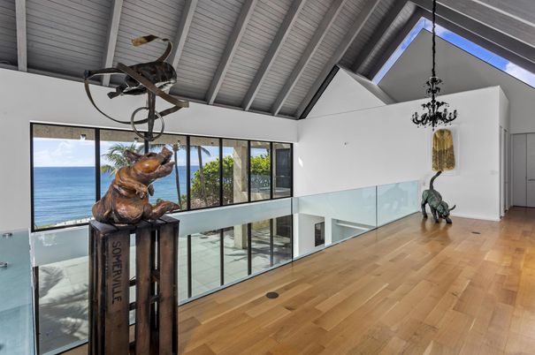Interior, Pendant Lights, Water, Wood Texture Flooring