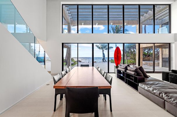 Dining room, Interior, Water