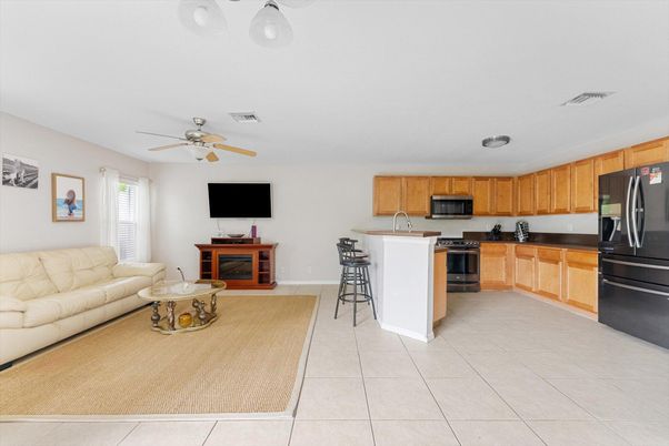 Interior, Kitchen, Living room